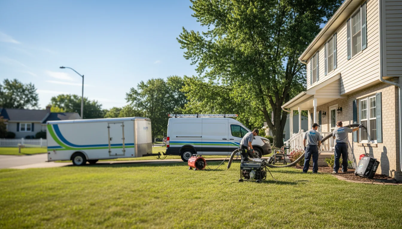 Flooded Basement Restoration And Cleanup With Repair in Palmer, KS near me